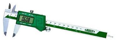 INSIZE Fractional Electronic Digital Caliper, reading to mm, inch, and Fractional inch 1/128" 