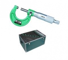 Insize micrometer set, 0-3 inch, in case, .0001" 